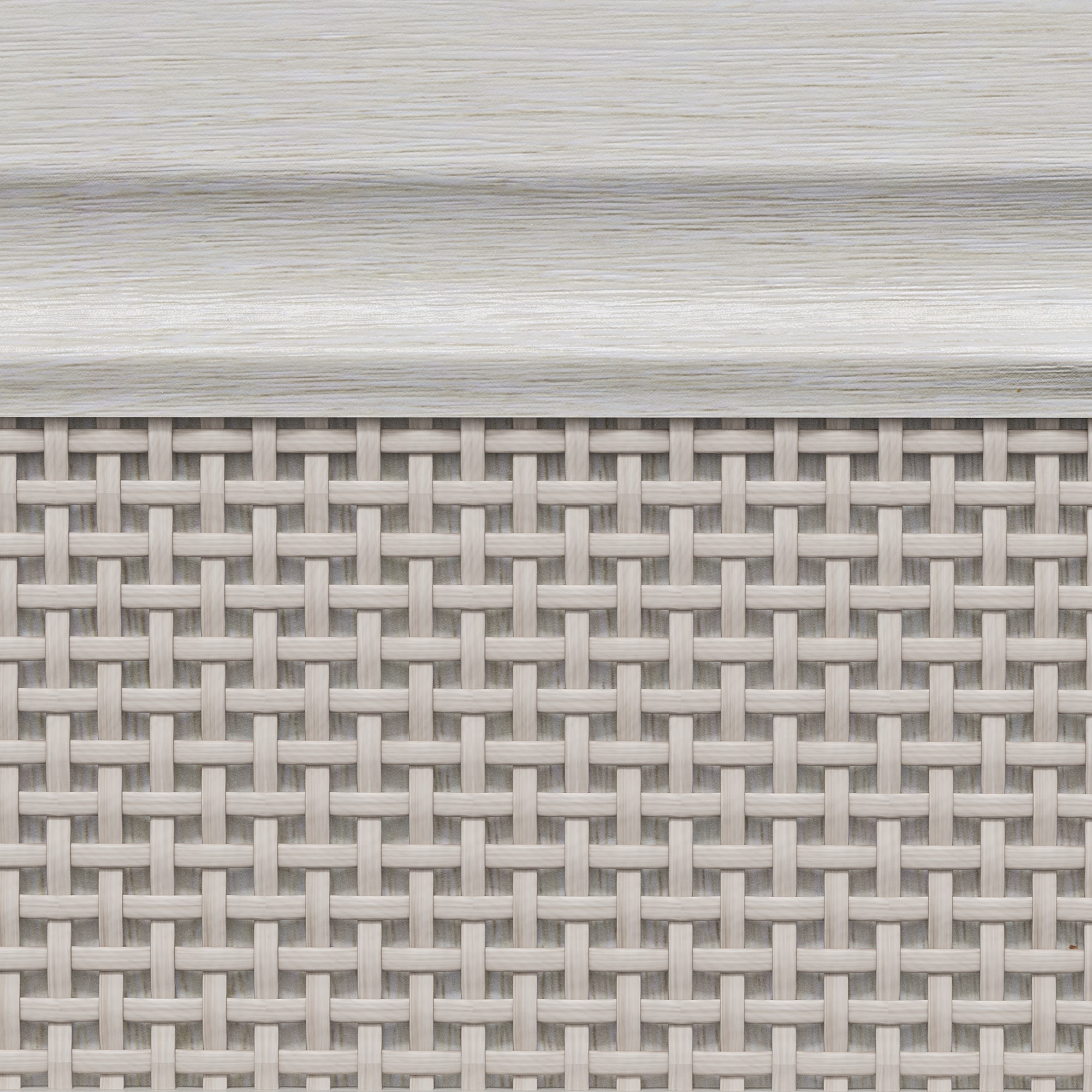 Kitchen Sideboard Cabinet With Rattan Doors And Storage Shelves_voghion.com